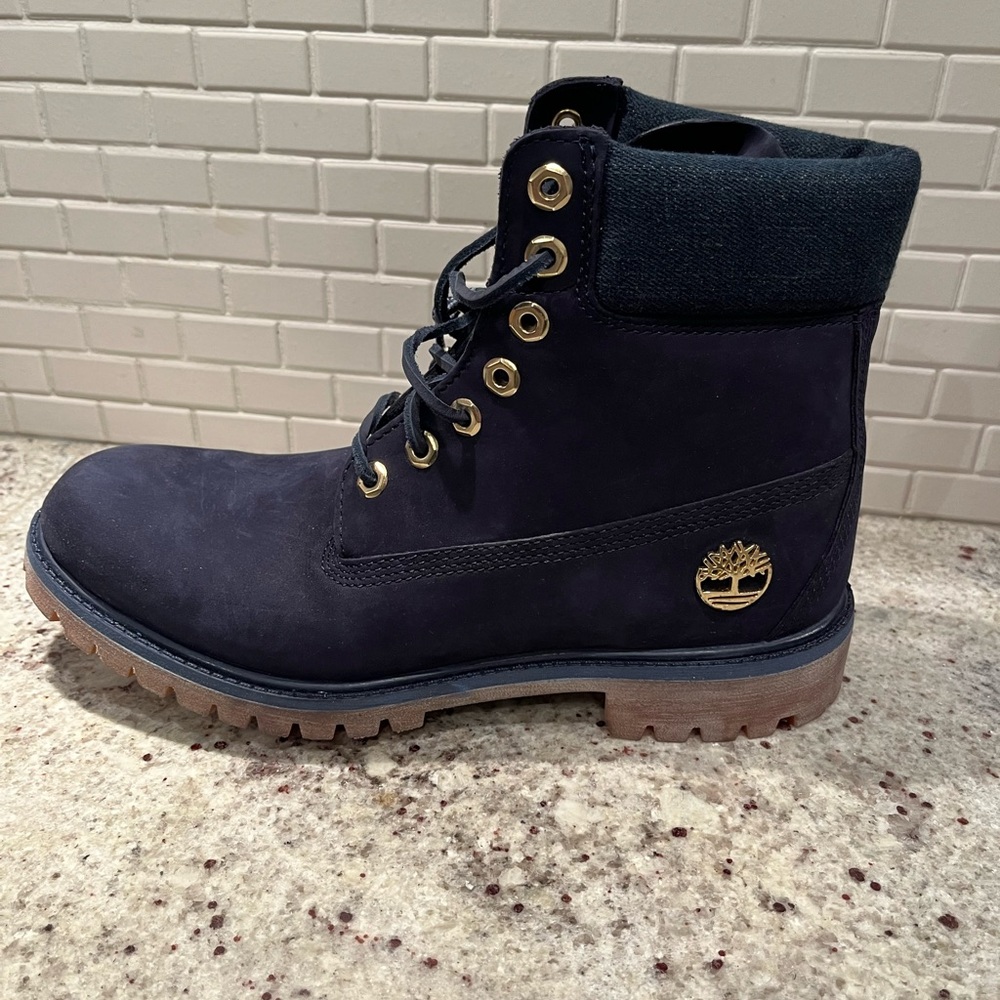 Timberland Navy Blue Boots